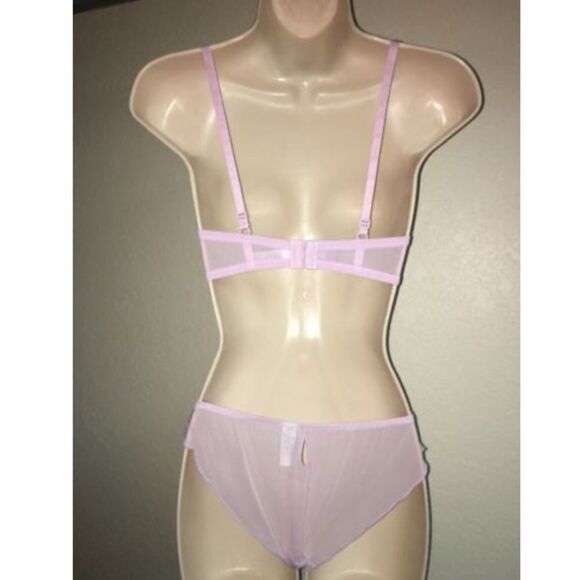 Affinitas 2pc Set Bra Panty Lavender Mist NWT - Picture 6 of 6